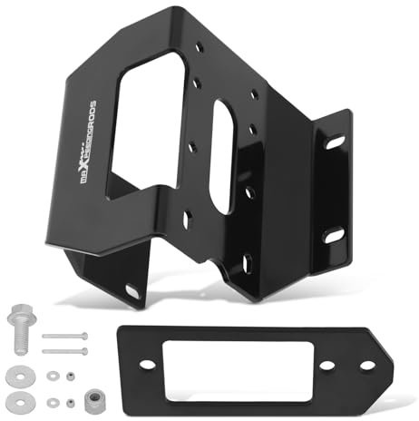 maXpeedingrods Winch Mount Bracke Plate for Honda Pioneer 1000/1000-5 2016-2024 & 1000-6 2023-2024 Powder Coated