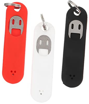 GRIRIW 3pièces Kit Aiguille Éjecteur Carte Sim Silicone avec Porte-clés Protection Anti-Perte Compatible Smartphones Outil Pratique Et Portable pour Retrait De Carte Sim
