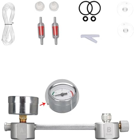 Kit fai da te per generatore di CO2, reattore ad anidride carbonica per acquario, facile e sicuro, economico per piante e pesci