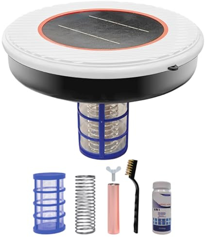 Solar Pool Ionizer minskar kemiska kostnader med kopparjonsanering solpool jonisator för pooler inomhus eller ovanför mark pooler ABS-tillbehör