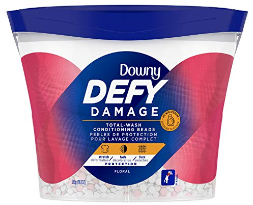 Downy Defy Damage Total-wash Fabric Conditioning Beads, Fabric Softener, Floral, 18.1 Ounce