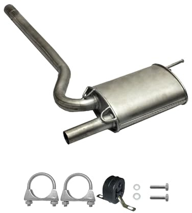 Ferroz Export Ersatz für Endschalldämpfer hinten BMW 3er (E30) 320 i, 325 i, 325 i X, 325 e Auspuff