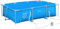 Outsunny Piscina Autoportante da Esterno, Piscina Rettangolare Fuori Terra con Filtro e Valvola in Acciaio e PVC, Blu, 292x190x75cm