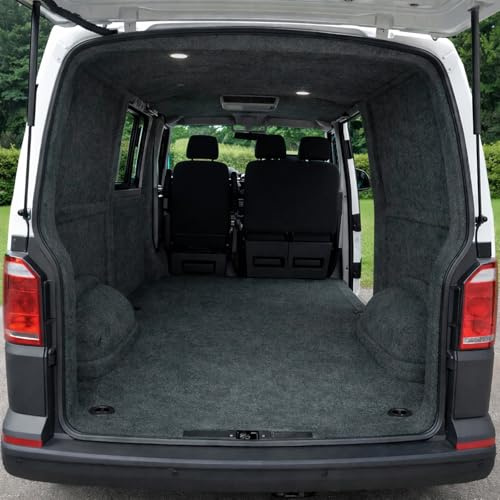 Innenverkleidung Filz Schiefer Ausbau universell passend für Campingbus, Kastenwagen (Verschiedene Größen) (Schiefer (10x2m))