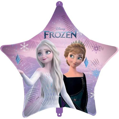 Palloncino Stella Frozen II Elsa e Anna 18-46cm, 1pz.