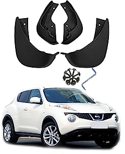 SaVgu Parafango, for Nissan Juke 2011-2017 Paraspruzzi Anteriori e Posteriori Personalizzati modellati Paraspruzzi Paraspruzzi Kit 4 Pezzi Accessori Auto