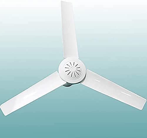 Grand ventilateur de plafond DC 12v, ventilateur solaire 41,3 pouces, ventilateur de plafond suspendu pour atelier dortoir