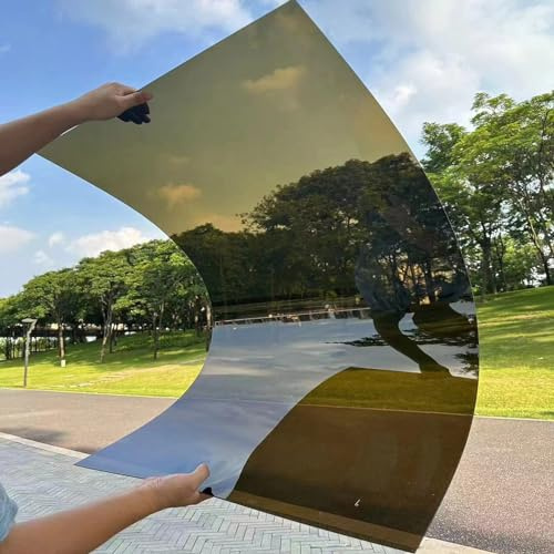 NIANXINN Polycarbonatplatten Dachplatten,1,2mm Braune Klare Acryl-Kunststoffplatte,Schlagfestes PC Platten,Isolierplatten,Gewächshaus-Außen Terrassen Dach Regen Abdeckung (80cm x 3m)