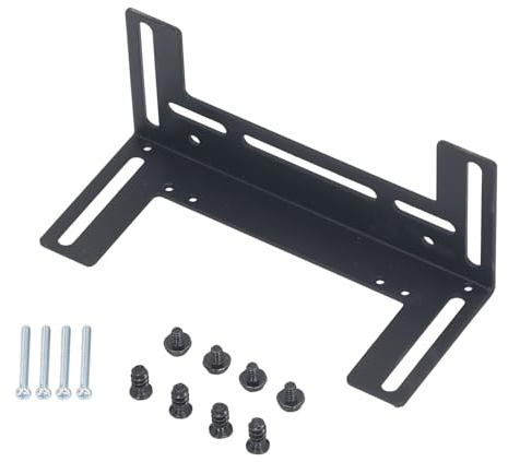 Annadue Computer Lüfterhalter für 8 Cm, 9 Cm, 12 Lüfter | Verdicktes, Geräuscharmes Gehäuse，aus Edelstahl, Lüfterhalterung, Ideal für PC Gehäuse (BLACK)