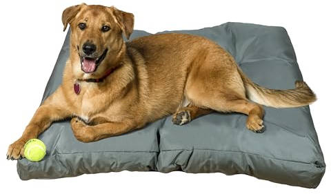 Frosal Hundebett wasserabweisend Hundekissen Hundekorb waschbar Hundematratze Hund Größe M, L, XL (XL - 103 cm x 84 cm)