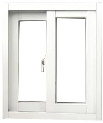 Generisch Shed Transom Sliding Window, Household Garage Mobile Home Horizontal Replacement Windows, Basement Household Window, Aluminum Framed Transom Sliding Windows for Home(19.5X31.2in)