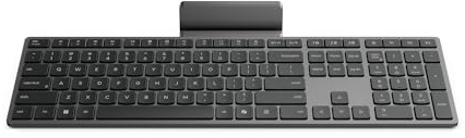 Lenovo 700 Teclado Inalámbrico Multidispositivo Modern (Bluetooth, 2.4 GHz, Conexión hasta 3 Dispositivos, Silencioso, Resistente a Salpicaduras, Soporte para Móvil, USB-A) QWERTY Español - Gris