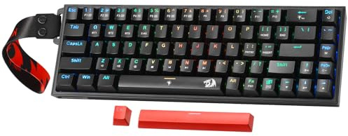Redragon K631 Pro Teclado 65% Inalámbrico RGB 68 Teclas Hot Swap
