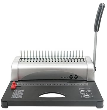 Bindemaschine Bindegerät, A4 Papierbindemaschine Puncher Binder 21 Löcher Bindemaschine 12 Blatt Stanzen 450 Blatt Bindung Büro Home Tools A5 A6 7