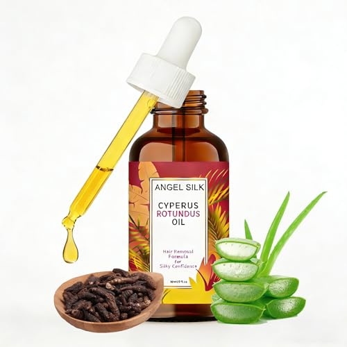 Cyperus Rotundus Oil for Hair Removal & Ingrown Hair Treatment,Shaving Oil & After Shave Serum,Skin Smoothing Solution,Prevents Skin Damage,Reduces Hair Growth,Moisturizes Sensitive Skin 60ml