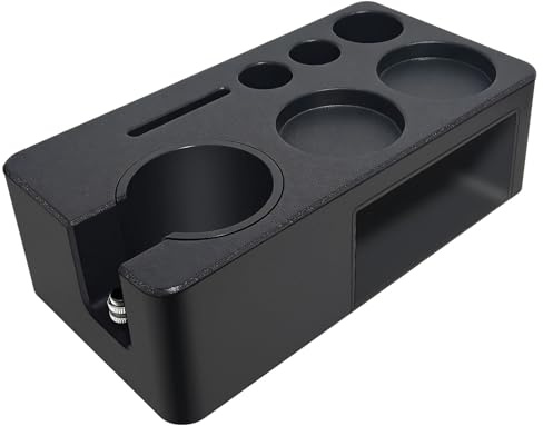 Espresso Tamping Station,Multifunctional Tamping Station,Non-Slip Tamper Station,Espresso Station fit for Storage 51-58mm Tamper Distributor Portafilter,ABS Tamper Holder,Coffee Portafilter Holder