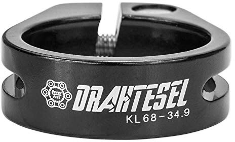 Drahtesel Fahrrad Sattelstütze, Sattel-klemme, Klemmring mit Schraubverbindung, Sattelstützenklemme in 28,6mm, 30,2mm, 31,8mm, 34,9mm