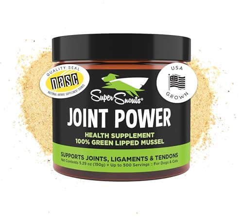 Super Snouts Joint Power Supplement Powder for Dogs & Cats, 5.29 oz Jar