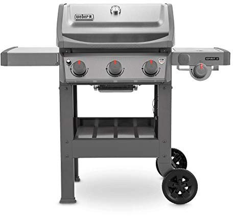Weber Spirit II S-320 GBS - Barbecue a gas, colore: Argento