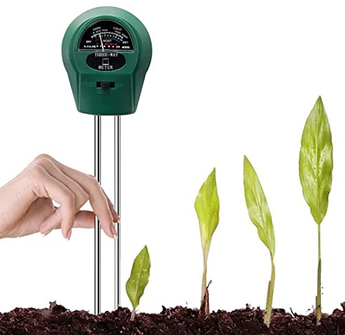 Gusengo Plant Moisture Meter | Soil Tester Moisture - 3-in-1 Soil Test Kits for Light, pH, Moisture, Meter Tool for Garden, Farm, Plant, Outdoor, Indoor, Lawn Care, Water Soil
