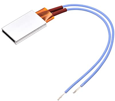 sourcing map Thermostatique en céramique de température constante de l'élément de chauffage de PTC 12V 3W-25W 110C pour le chauffage