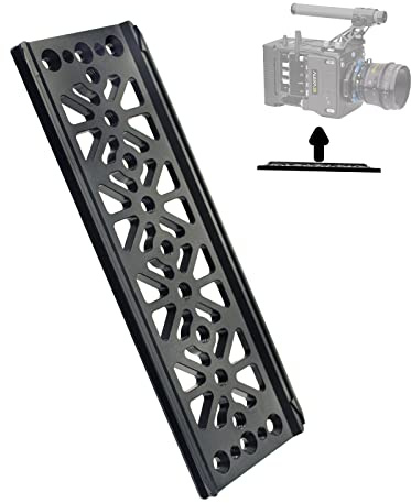 DF DIGITALFOTO Kamera Dovetail Plate, Kompatibel mit ARRI Alexa 35 | Montage an Trinity, DJI Ronin 2, TIFFEN Steadicam M-2 etc, mit Anti-Off-Design, max. Nutzlast 50 kg, 25 * 8,96 cm