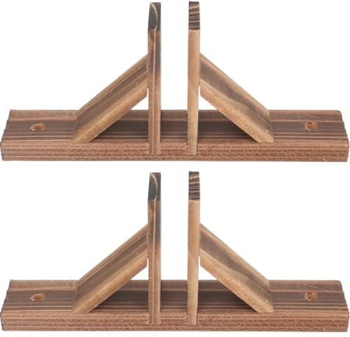 BESPORTBLE Vallas Accesorios de Base: 2 Piezas Soporte para Valla de Jardín Accesorio de Jardín Piezas de Kit de Base de de Madera de Soporte para de