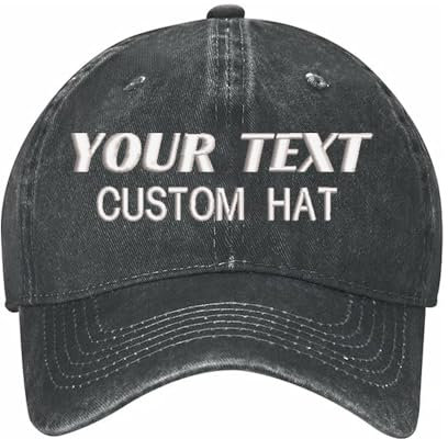 MIMAYIN Personalisierte Baseball Cap Basecap mit Wunschtext Verstellbare Reine Farbe Baumwolle Baseballmütze Sport Visier Hut für (DE/NL/SE/PL, Alphanumerisch, Einheitsgröße, Dark Grey)