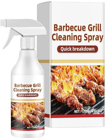Spray nettoyant multifonction pour grille de cuisson pour barbecue - Pour pique-nique en plein air, camping