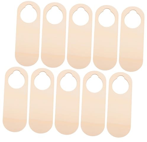 HOLIDYOYO 20stücke Holz Türschild Diy Basteln Hängezeichen Für Schlafzimmer Tür Dekoration Leere Türhänger Aus Holz Zum Bemalen Und Zeichnen Von Mustern Für Hotels Und Apartments