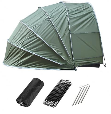 LYDBMYT Bike Storage Hanging 2 in 1 Bicycle Covers Outdoor Storage Waterproof with 210D Oxford Fabric PU4000 Waterproof Bike Storage Tent Bike Tent,Green