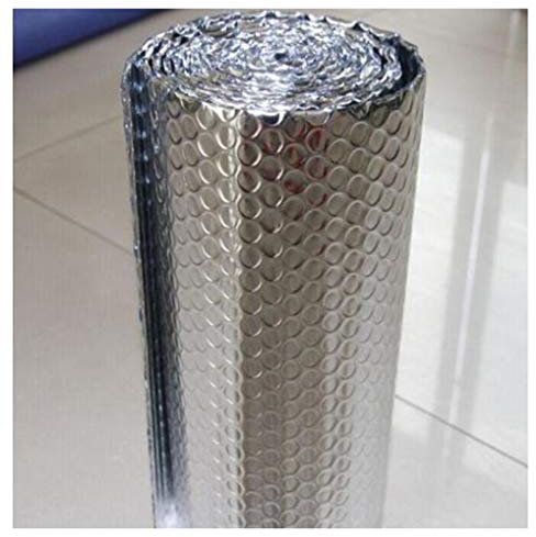 Lámina aislante,Lámina aislante de burbujas, Barrera de vapor reflectante de calor autoadhesiva, aislamiento de lámina de aluminio for puerta de garaje, aislamiento Kitoft, puerta, suelo, techo, carav
