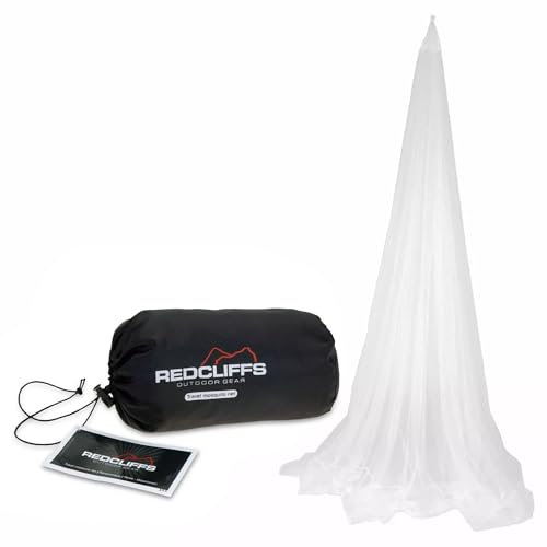 Tool & Tree Reisemoskitonetz 220x170x130cm – Ultraleichtes Insektenschutz-Netz mit Tragetasche 11x24cm – Perfekt für Camping, Backpacking, Wandern & Bergsteigen – Outdoor-Moskitonetz für unterwegs