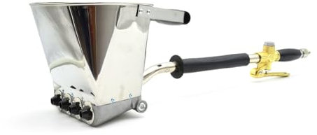 BSD Applicateur pneumatique pour enduit de ciment avec 4 buses supplémentaires - Idéal pour plâtre, chaux et mortier de qualité professionnelle.