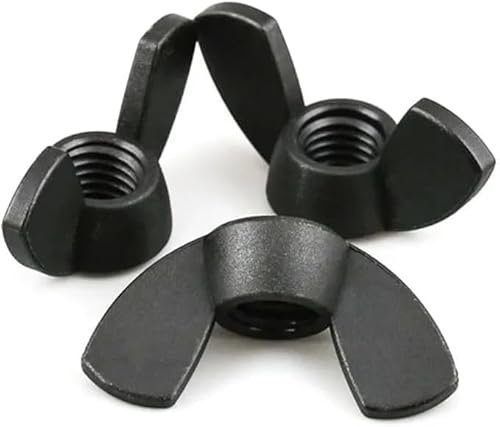 Flügelmuttern, Schmetterlingsmutter, Flügelmuttern, 20 Stück Nylonmutter Flügelmutter Schmetterling Kunststoff Daumenmutter M3 M4 M5 M6 M8 M10 M12(M12)