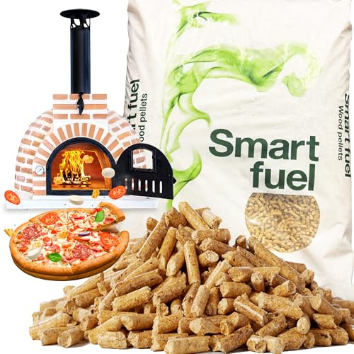 15kg Premium Wood Pellet Fuel High Heat Output Perfect For BBQs | Pizza Ovens & Grills Easy Storage & Handling