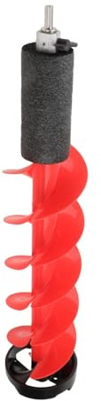 Pegciuho Trapano per Ghiaccio, Trapano Da Pesca, Robusto Utensile per La Perforazione Del Ghiaccio in Lega di Alluminio, Adatto per Attività All'aperto E S, 6 Inch