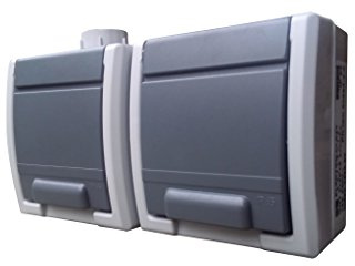 2fach Aufputzsteckdose IP65