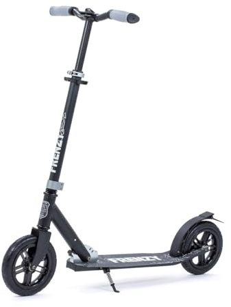 Frenzy Pneumatic Plus Skateboard, Erwachsene, Unisex, Schwarz (Schwarz), 205 mm