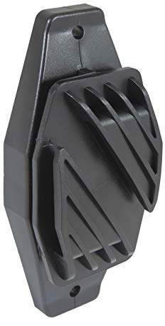 Eider 25x Weidezaun Breitbandisolator 40 mm schwarz - Zum Schrauben, oder nageln - robuster Kunststoff
