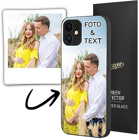 PICASEE Apple iPhone X/XS Hülle - Personalisierte Handyhülle für Apple iPhone X/XS Case | Handyhülle selber gestalten mit Fallschutz 5m - personalisiert Ultimate Handyhülle + Foto