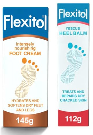 Flexitol Smoother Feet (Heel balm + Foot cream) Bundle