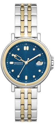 Skagen Signatur Sport Lille Watch for Women, Quartz Three Hand Movement with Stainless Steel Strap