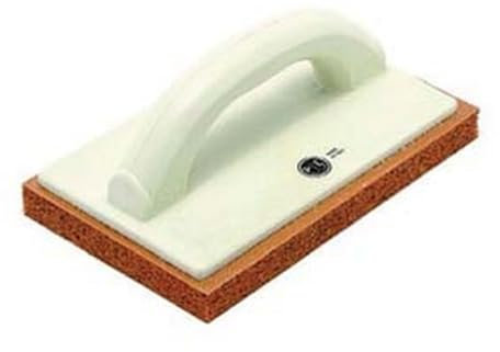 1PEZZO FRATTONE IN GOMMA NORMALE-MEDIA ARANCIO SUPPORTO IN PVC ART.878 - cm.21,5x13,5 art.878/1
