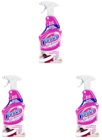 Vanish Oxi Action Carpet & Upholstery Stain Remover Spray, 500 ml (Pack of 3)