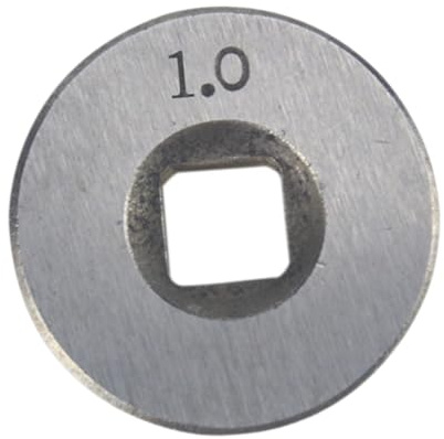 Amagogo Rullo di azionamento per avanzamento filo Ruota per avanzamento filo 0,6 mm 0,8 mm 1,0 mm Accessori per saldatrici Alimentatore filo Ricambio per, 0.8 1.0 V Boschetto