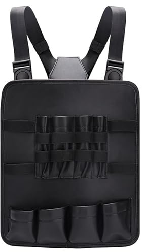 FRCOLOR Friseur Tasche Friseurtasche Mit Verstellbarem Gurt – Praktische Haarschneidetasche Für Friseure Barber Bag Mit Schnellzugriff Und Ergonomischem Design 12.8X11X0.1 Zoll