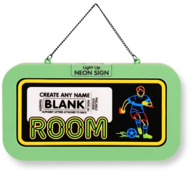 Personalised Neon Signs (Football (blank))
