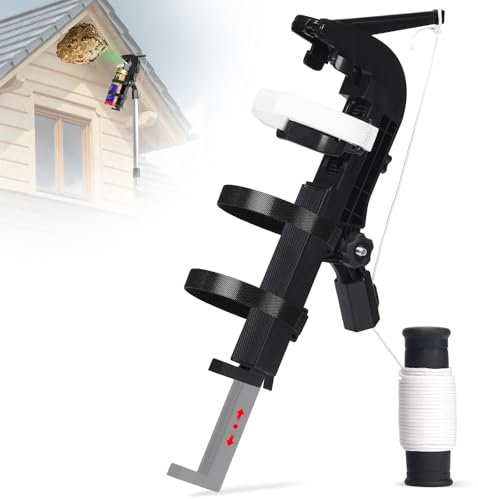 Verbesserte Spraydosen Verlängerungs Adapter für Wespenspray/Hornissen/Bienenspray, Großer Reichweite Sprühdosen Verlängerung für Aerosoldose, Sprühfarbe, Baumscheiben-Fensterreinigungsspray (Schwarz)