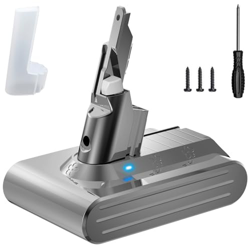 DTK Batterie pour Dyson V7 Batterie SV11 Compatible avec V7 Fluffy Animal Absolute Motorhead Trigger Car+Boat HEPA 225403 229687